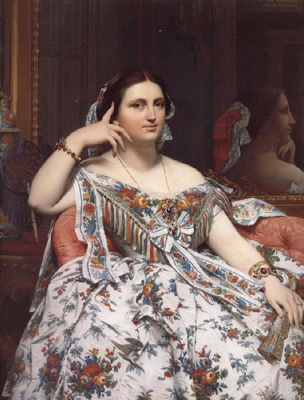 Jean-Auguste Dominique Ingres Madame Moitessier France oil painting art